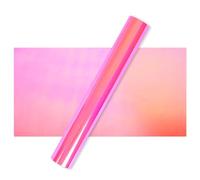 IModeur Rotolo di vinile olografico rosa opalino, 30,5 x 152,5 cm, vinile autoadesivo permanente, per tazza, Cricut, per regalo di compleanno, ornamenti per feste, decorazioni per la casa