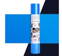 IModeur vinile termoadesivo Neon Blu - 30,5 x 275 cm vinile termoadesivo per tessuti, vestiti, berretti, pantaloni, termovinile vinile Blu per Cricut Maker, Silhouette Cameo