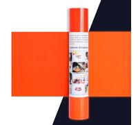 IModeur vinile termoadesivo Neon Rosso - 30,5 x 275 cm vinile termoadesivo per tessuti, vestiti, berretti, pantaloni, termovinile vinile Rosso per Cricut Maker, Silhouette Cameo