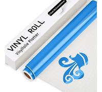 IModeur Vinilo adesivo blu, 30,5 cm x 244 cm pellicola adesiva blu lucido, vinile blu per Cricut, Silhouette Cameo, La maggior parte delle macchine da taglio