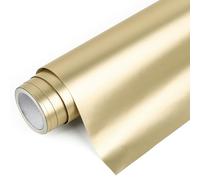 IModeur Vinilo adesivo Champagne galvanizzato, 30,5 cm x 214 cm pellicola adesiva Champagne per Silhouette Cameo, La maggior parte delle macchine da taglio