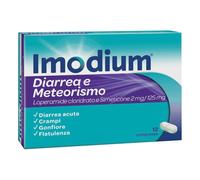 Imodium Diarrea E Meteor Meteorismo Trattamento Diarrea Acuta Adulti, 12 compresse