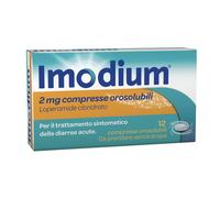 Imodium Trattamento Diarree Acute 12 Compresse Orosolubili