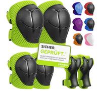 iMoebel Set di 6 Protezioni per Bambini, Set di Protezioni in Linea, per Pattinaggio, Skateboard
