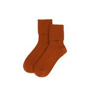 iMongol Calzini da donna in puro cashmere al 100% per uso esterno, realizzati in mongolo interno, senza cuciture, cuciti a mano, Caramello, 4-7