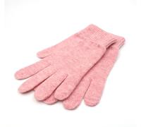 iMongol Guanti da donna in puro cashmere al 100% con dita intere, realizzati in mongolo interno, Mix Rosa