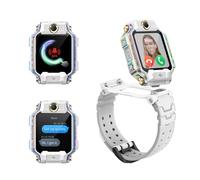 imoo X10 Smart Watch per bambini con GPS Tracker Watch & 14 giorni storico, Smart Watch Phone con video e telefonate, grandangolo a 98° anti-shake doppia fotocamera, 32 GB ROM, modalità classe (bianco