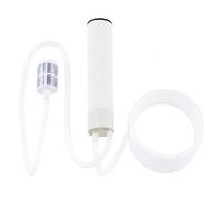 Imooreshine Pompa a sifone elettrica, Pompa per trasferimento liquidi a sifone per Vino con Motore 365 con Tubo in Silicone Alimentare da 2 m, Batteria da 3400 mAh per Birra Fatta in casa, Bianco