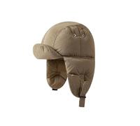 IMOSEI Cappello Aviatore, Cappello Bomber Imbottito Versione Invernale Viaggio all'aperto Versatile Protezione Termica for Le Orecchie Cappucci Volanti for Uomo e Donna (Color : Cachi, Size : 55-59c