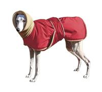 IMOSEI Cappottino Cane, Giacca invernale calda Whippet levriero cappotto spesso vestiti for animali domestici Lingtons levriero italiano abbigliamento in pile vestiti for cani di taglia media (Color