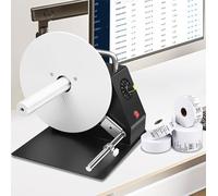 IMOSEI Riavvolgitore automatico di etichette, riavvolgitore elettrico per etichette, velocità regolabile da 1 a 11, diametro di riavvolgimento di 180 mm, migliora l'efficienza, per negozi, fabbriche