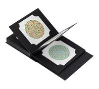 IMOSEI Test di daltonismo, 38 piatti Optometria Color Blindness Tabella di prova di carenza di colore, libro di prova di debolezza del colore, per uso domestico della scuola guida