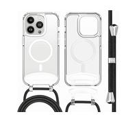 IMOSHION Backcover con cordino staccabile Cover per Apple iPhone 13 Pro, Trasparente