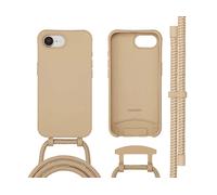 IMOSHION Backcover con cordino staccabile Cover per Apple iPhone 16e/ iPhone 17e, Beige