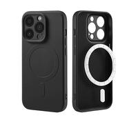 IMOSHION Backcover metallo Cover per Apple iPhone 14 Pro, Nero