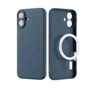 IMOSHION Backcover metallo Cover per Apple iPhone 16, Blu scuro