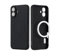 IMOSHION Backcover metallo Cover per Apple iPhone 16, Nero