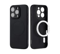 IMOSHION Backcover metallo Cover per Apple iPhone 16 Pro Max, Nero