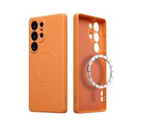 IMOSHION Backcover metallo COVER per Samsung Samsung Galaxy S25 Ultra, Arancio