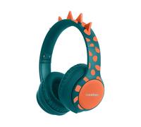 IMOSHION Bluetooth per Bambini Dino - Bluetooth 5.1, Limitatore volume 85dB CUFFIE WIRELESS, Verde