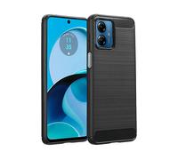 IMOSHION Brushed Backcover Cover per Motorola Motorola Moto G14, Nero