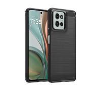 IMOSHION Brushed Backcover COVER per Motorola Motorola moto G75 5G, Nero