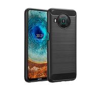 IMOSHION Brushed Backcover Cover per Nokia Nokia X10/Nokia X20, Nero