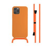 IMOSHION Con Cordino Cover per Apple iPhone 12/iPhone 12 Pro, Arancio