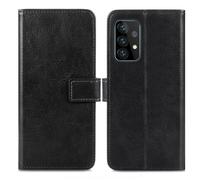 IMOSHION porta carte Cover per Samsung Samsung Galaxy A52 (4G)/Samsung Galaxy A52s/Samsung Galaxy A52 (5G), Nero