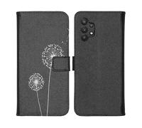 IMOSHION Design a libro morbida Cover per Samsung Samsung Galaxy A32 (5G), Nero