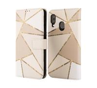 IMOSHION Design Bookcase smartphone CUSTODIA A LIBRO per Samsung Samsung Galaxy A20e, Multicolore