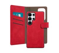 IMOSHION Luxury CUSTODIA A LIBRO per Samsung Samsung Galaxy S25 Ultra, Rosso