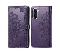 IMOSHION Mandala CUSTODIA A LIBRO per OnePlus OnePlus Nord CE5, Viola
