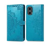 IMOSHION port carte Mandala Cover per Motorola Motorola Moto G85, Turchese