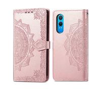 IMOSHION port carte Mandala Cover per OnePlus OnePlus Nord CE 4 Lite 5G, Rosa oro
