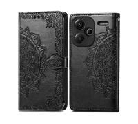 IMOSHION port carte Mandala Cover per Xiaomi Xiaomi Redmi Note 13 Pro Plus (5G), Nero