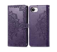 IMOSHION Port Carte Mandala Custodia per Apple iPhone 16e/iPhone 17e, Viola