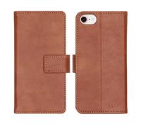 IMOSHION porta carte Cover per Apple iPhone 6/ iPhone 6s/ iPhone 7/ iPhone 8/ iPhone SE (2020)/ iPhone SE (2022), Marrone