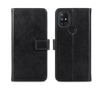 IMOSHION porta carte Cover per OnePlus OnePlus Nord N10 5G, Nero