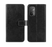 IMOSHION porta carte Cover per Oppo Oppo A74 (5G)/Oppo A54 (5G), Nero