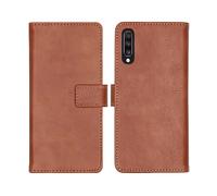 IMOSHION porta carte Cover per Samsung Samsung Galaxy A70, Marrone