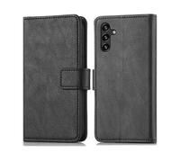 IMOSHION Porta Carte De Luxe Cover per Samsung Galaxy A04s/Galaxy A13 (5G), Nero