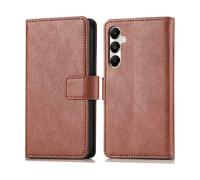 IMOSHION Porta Carte De Luxe Cover per Samsung Galaxy A15 (4G/5G), Marrone