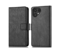 IMOSHION porta carte de luxe CUSTODIA A LIBRO per Fairphone Fairphone 6/Fairphone 6+, Nero