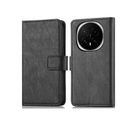 IMOSHION porta carte de luxe CUSTODIA A LIBRO per Honor Honor Magic8 Pro, Nero