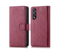 IMOSHION porta carte de luxe CUSTODIA A LIBRO per OnePlus OnePlus Nord 5, Rosso