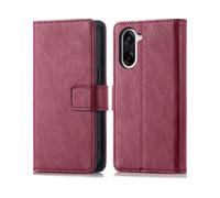 IMOSHION porta carte de luxe CUSTODIA A LIBRO per OnePlus OnePlus Nord CE5, Rosso