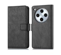 IMOSHION porta carte de luxe CUSTODIA A LIBRO per Oppo Oppo Find X8 Pro, Nero