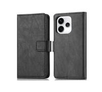 IMOSHION porta carte de luxe CUSTODIA A LIBRO per Oppo Oppo Reno15 (5G), Nero