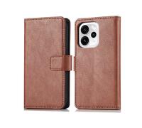 IMOSHION porta carte de luxe CUSTODIA A LIBRO per Oppo Oppo Reno15 F (5G), Marrone